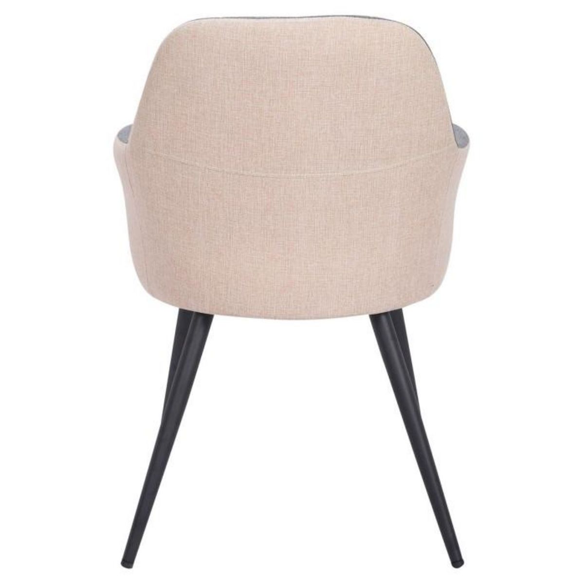Paris Prix Lot de 2 Fauteuils Design  Singolo  81cm Beige & Gris