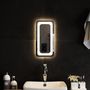 Voir la diapositive 1 : VIDAXL Miroir de salle de bain a LED 20x40 cm