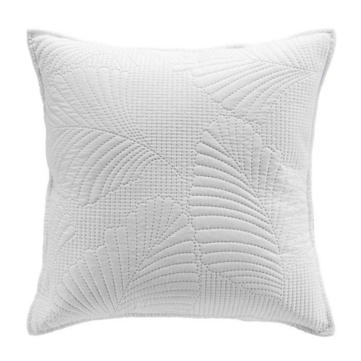 Paris Prix Housse de Coussin  Palombine  40x40cm Blanc