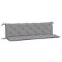 Voir la diapositive 2 : VIDAXL Coussins de banc jardin lot de 2 gris 180x50x7 cm tissu Oxford