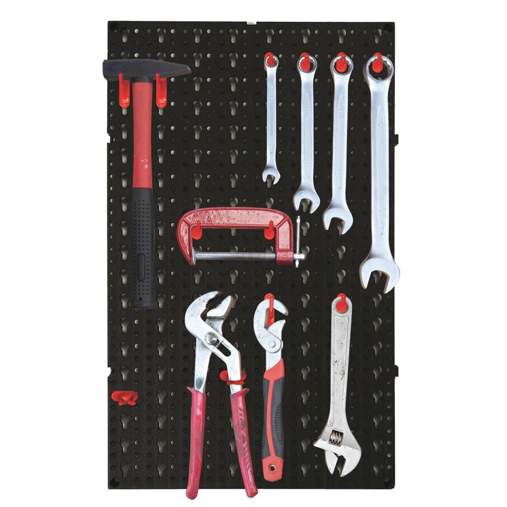 Voir la diapositive 5 : Je cherche une idee Panneau mural  rangement outils  48cm noir