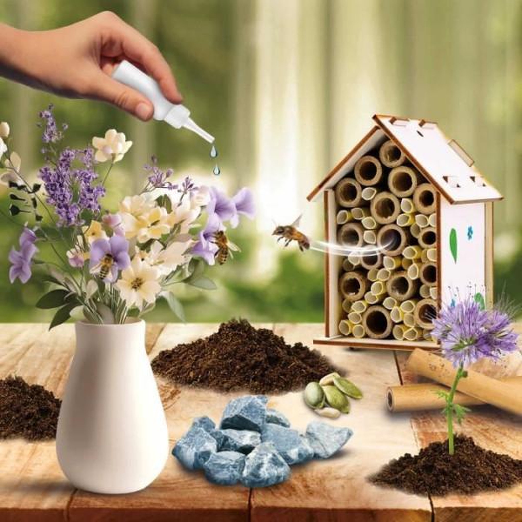 Voir la diapositive 4 : LISCIANI GIOCHI Laboratoire des abeilles - Kit Scientifique - I'M A GENIUS - Expériences variées