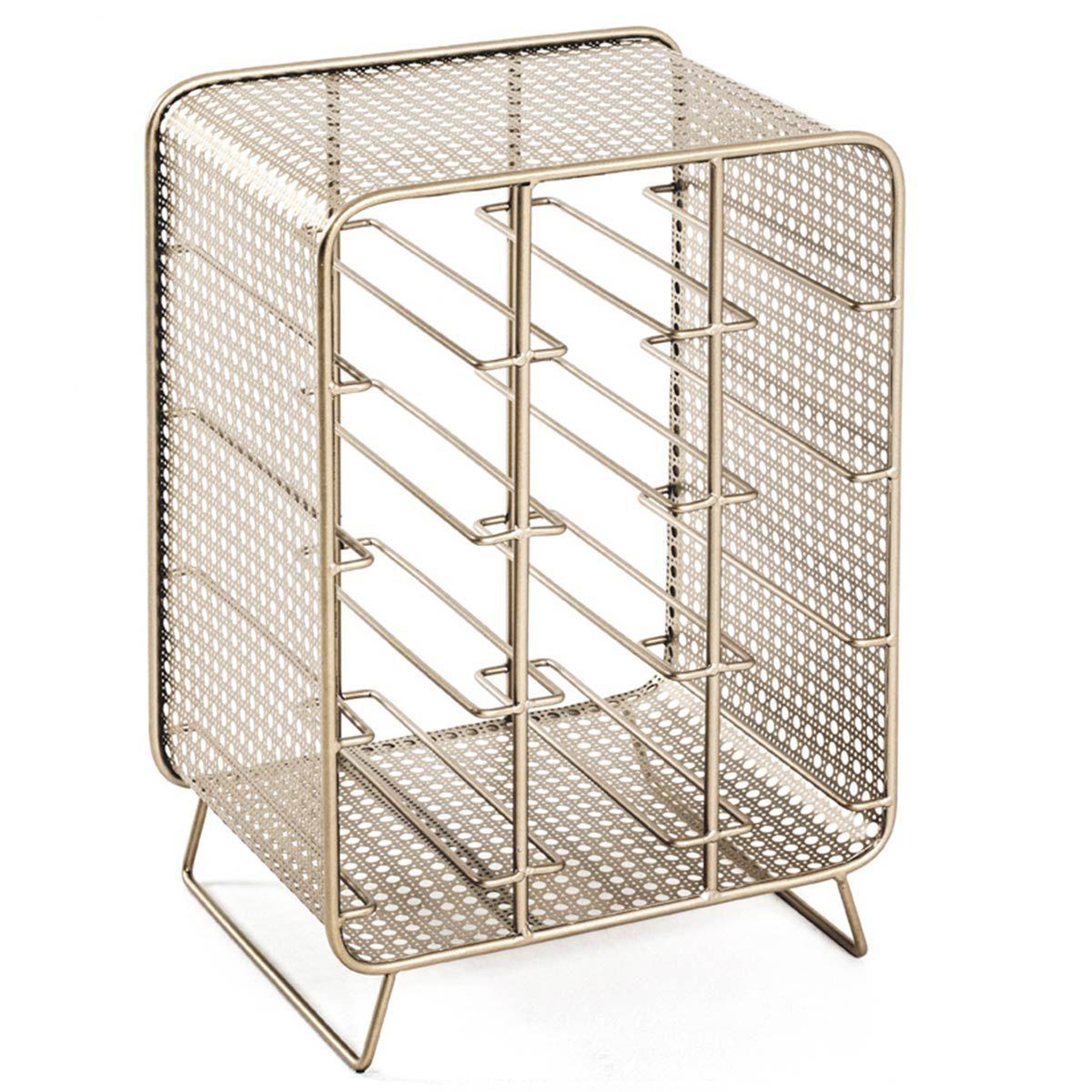 Paris Prix Porte-bouteilles en acier  12 bouteilles  46cm or
