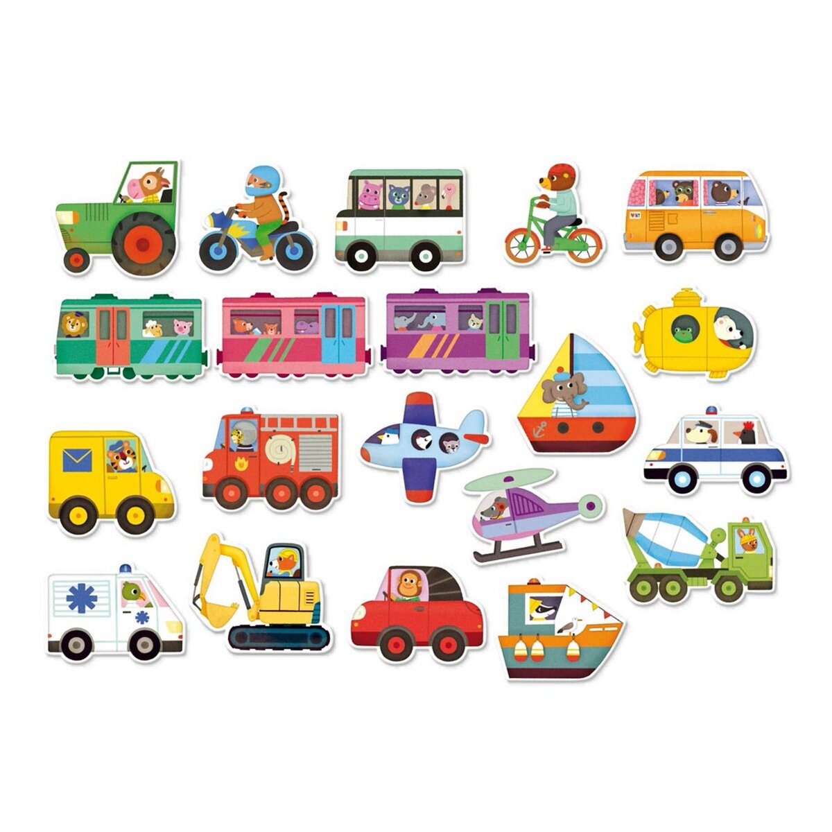 Vilac Magnets Les transports