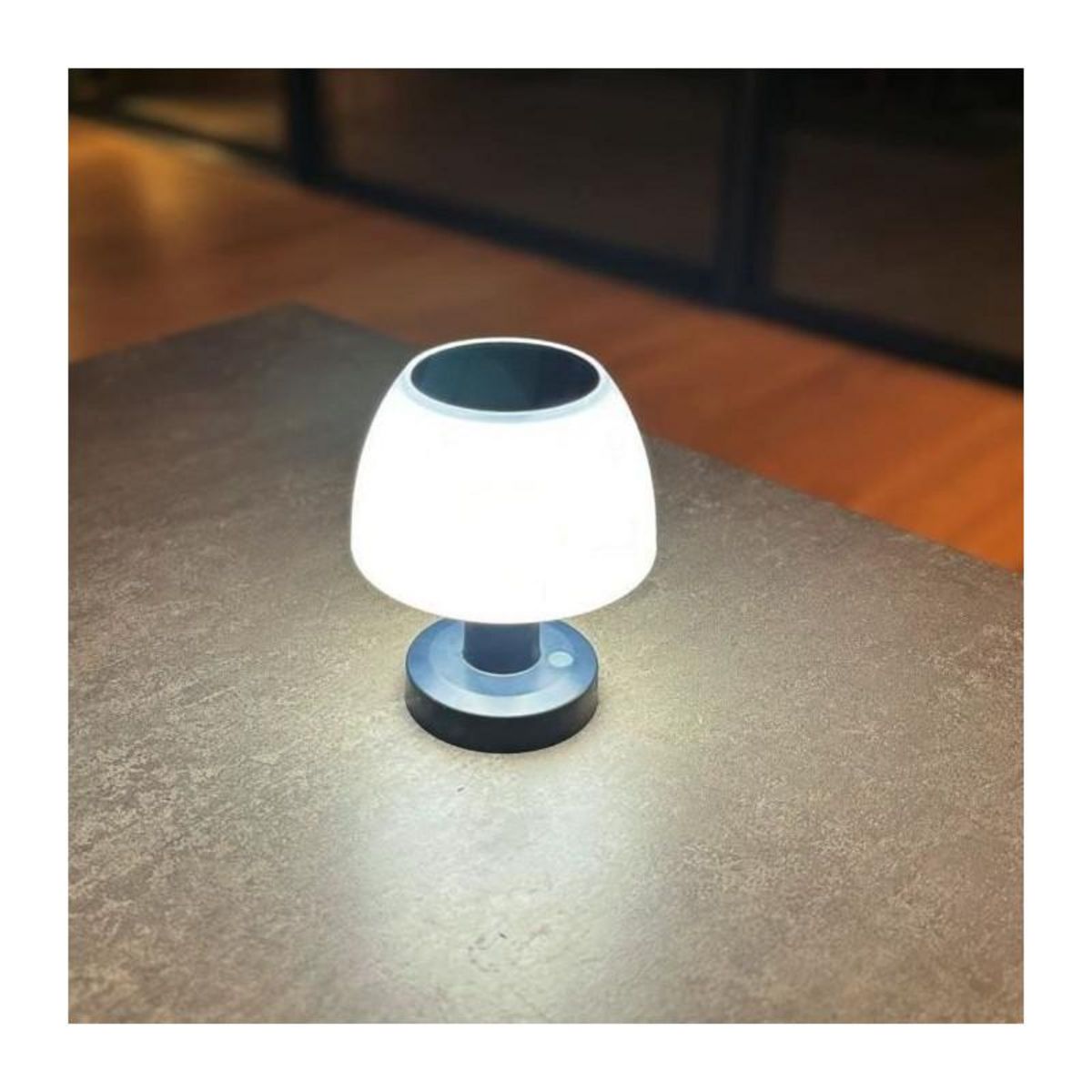 Lumisky Lampe de table solaire LUMINA Blanc Plastique H13.5 cm