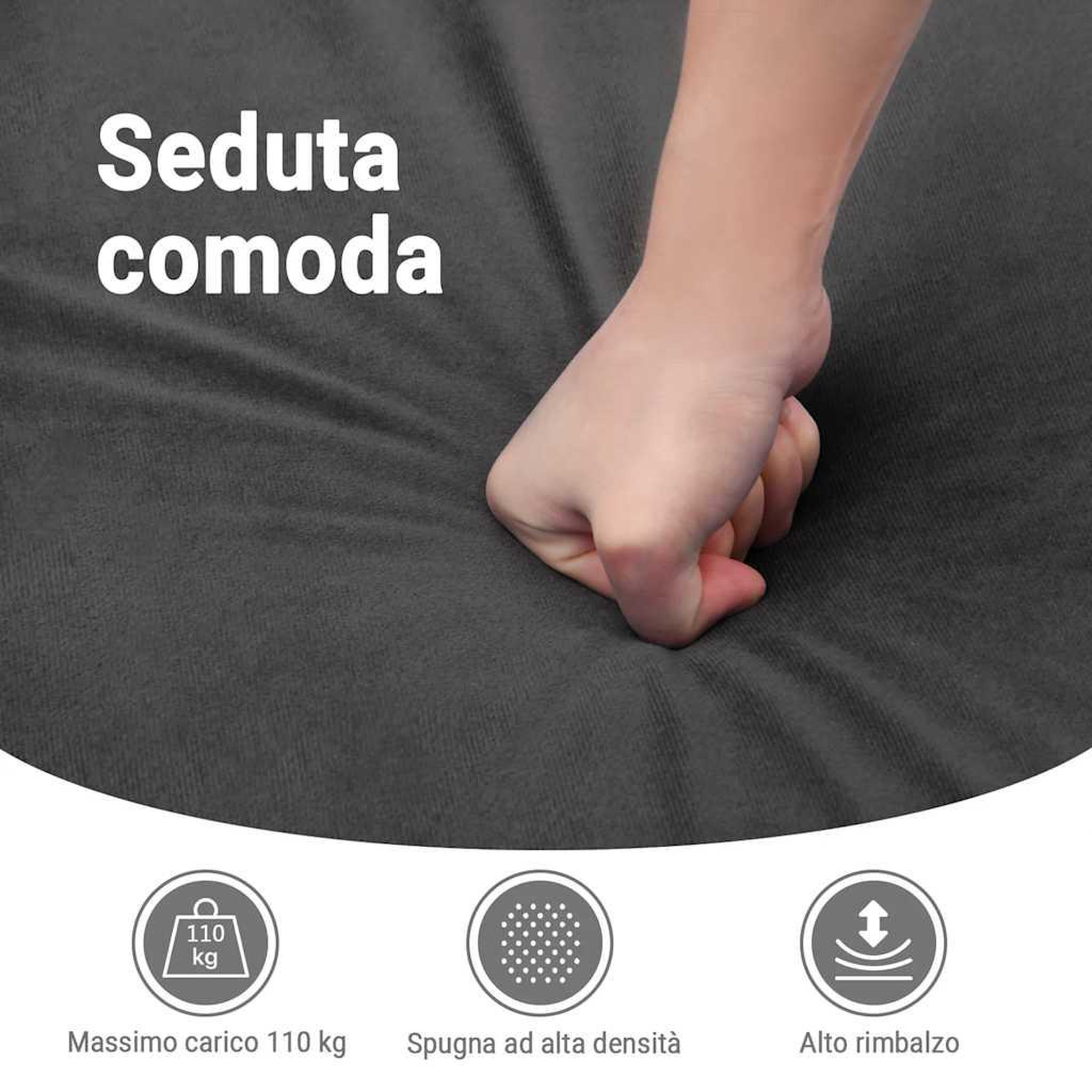 Voir la diapositive 6 : VIDAXL Fauteuil inclinable de massage electrique creme velours