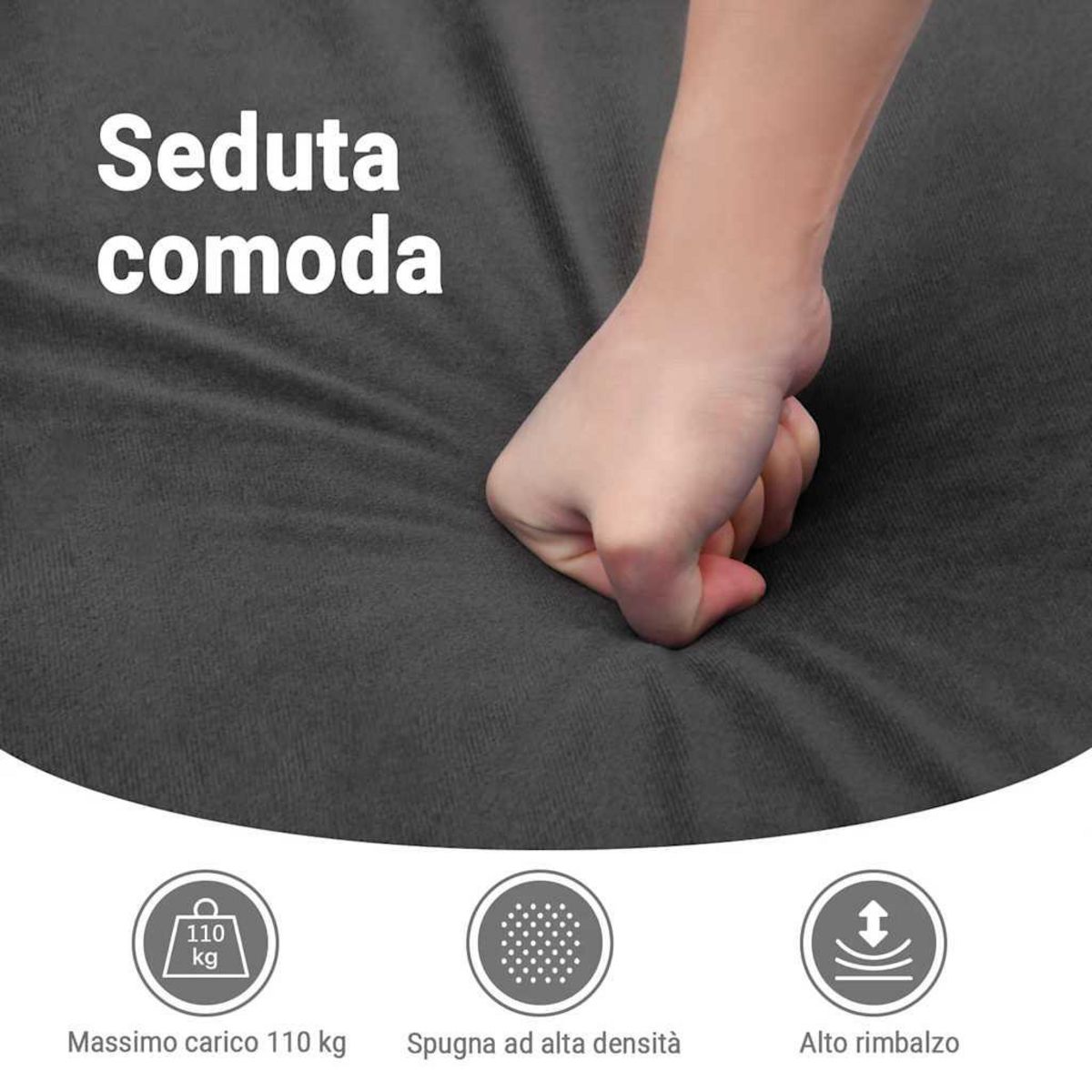 VIDAXL Fauteuil inclinable de massage electrique creme velours