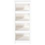 Voir la diapositive 5 : VIDAXL Bibliotheque Blanc 50x35x125,5 cm Bois de pin massif