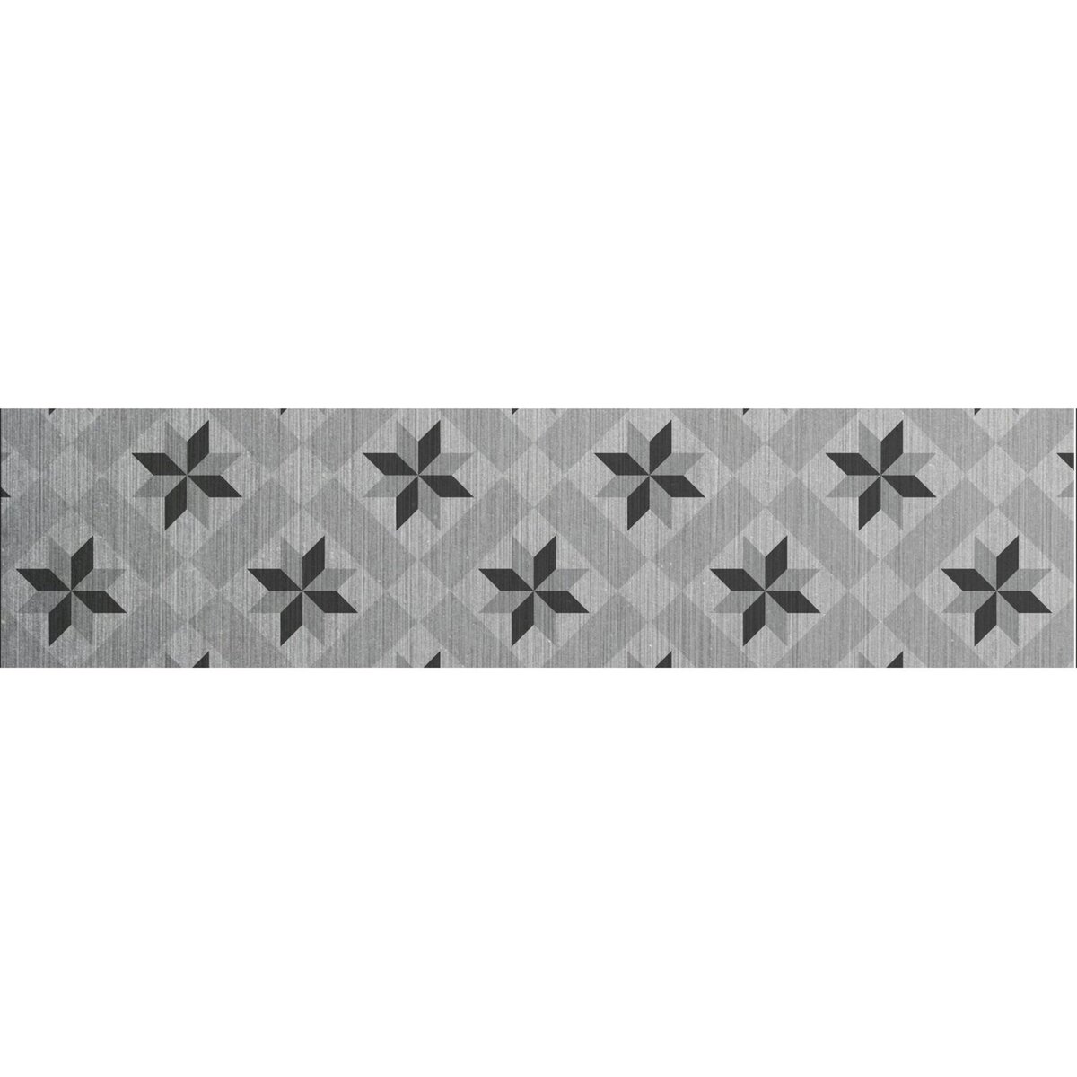 Crédence adhésive carreaux en aluminium Exa - L. 20 x l. 20 cm - Bleu