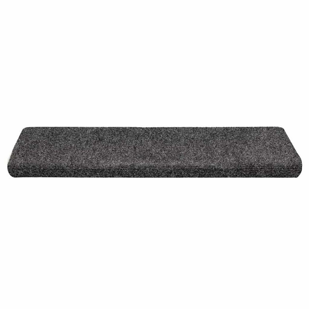 VIDAXL Tapis d'escalier autocollants 30 pcs gris 65x21x4 cm