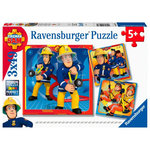 RAVENSBURGER RAVENSBURGER Fireman Sam - Our hero Sam, 3x49st.