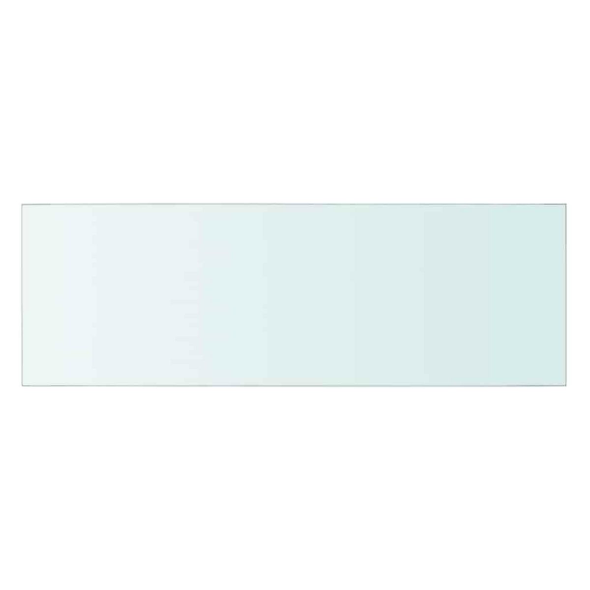 VIDAXL Panneaux d'etagere 2 pcs Verre Transparent 60x20 cm