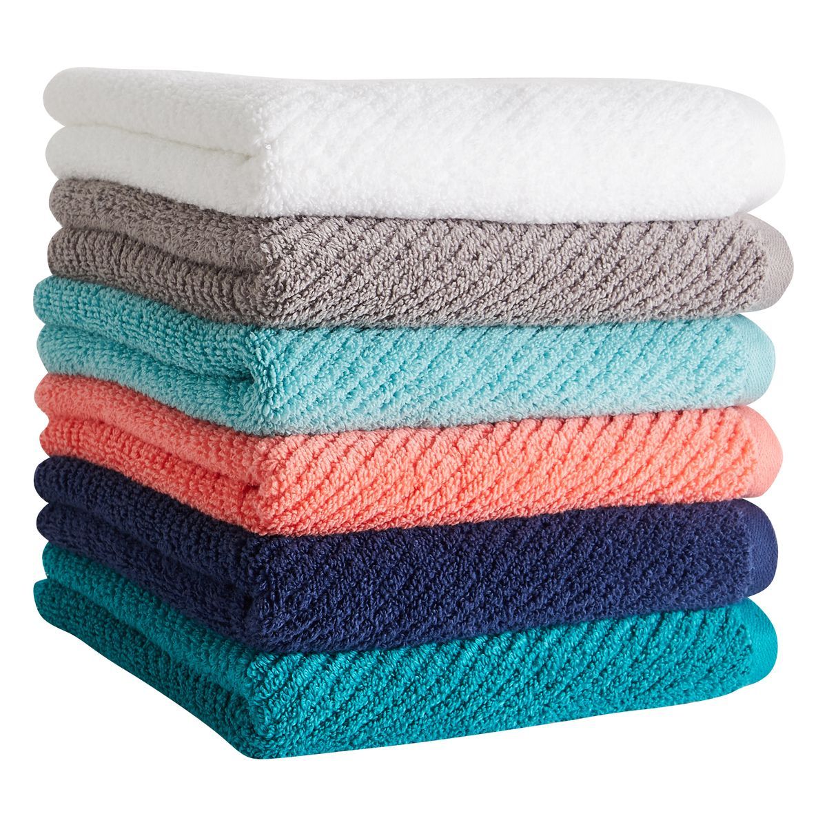 ACTUEL Serviette de toilette fantaisie en coton qualité zéro twist 500 g/m²