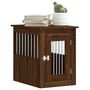 Voir la diapositive 4 : VIDAXL Meuble de cage pour chiens chene marron 45x62x59 cm