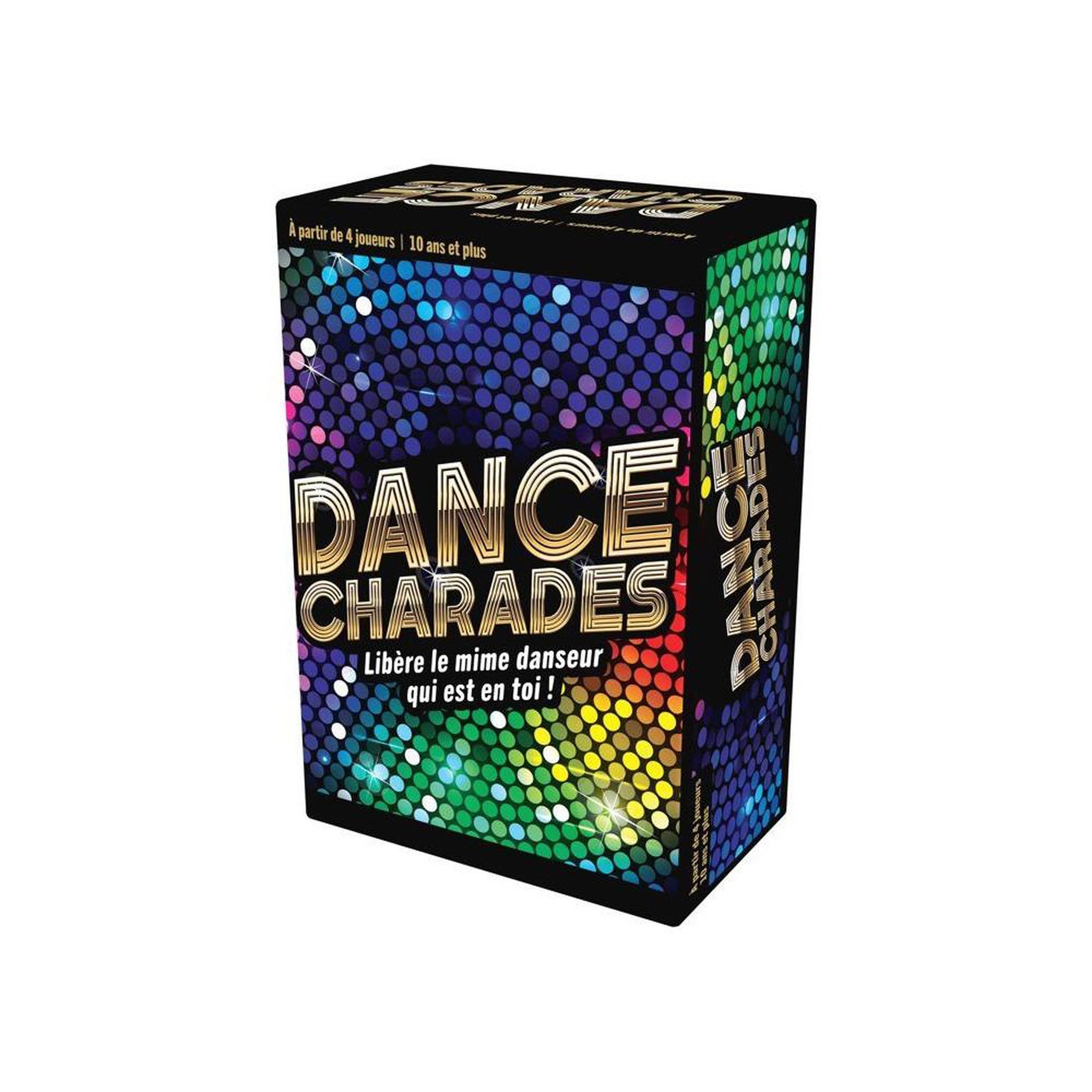 Voir la diapositive 2 : GOLIATH Jeu de société Dance Charades multicolore à cartes à mimer et musique