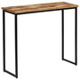 Voir la diapositive 1 : VIDAXL Table console Teck recycle massif 90 x 30 x 76 cm
