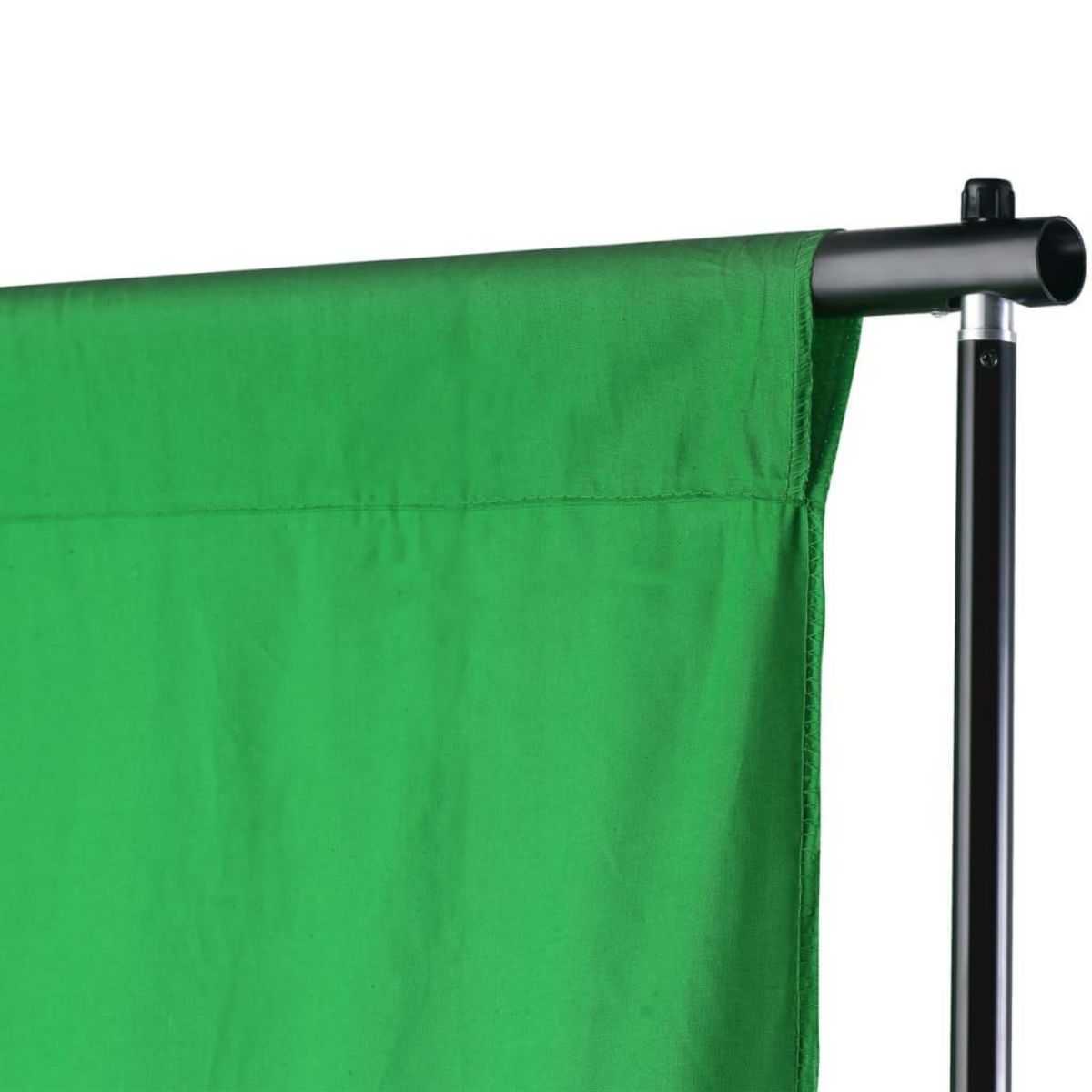 VIDAXL Systeme de support de toile de fond 500 x 300 cm Vert