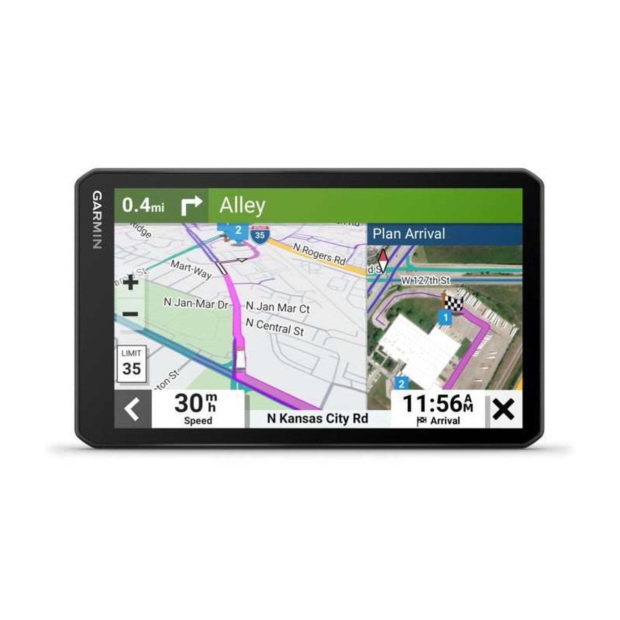 Voir la diapositive 2 : GARMIN GPS poids-lourds DezlCam LGV710 - GARMIN - 7- avec Dashcam intégrée pour les routiers professionnels