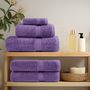 Voir la diapositive 3 : VIDAXL Serviettes de visage de qualité supérieure SOLUND 2 pcs violet