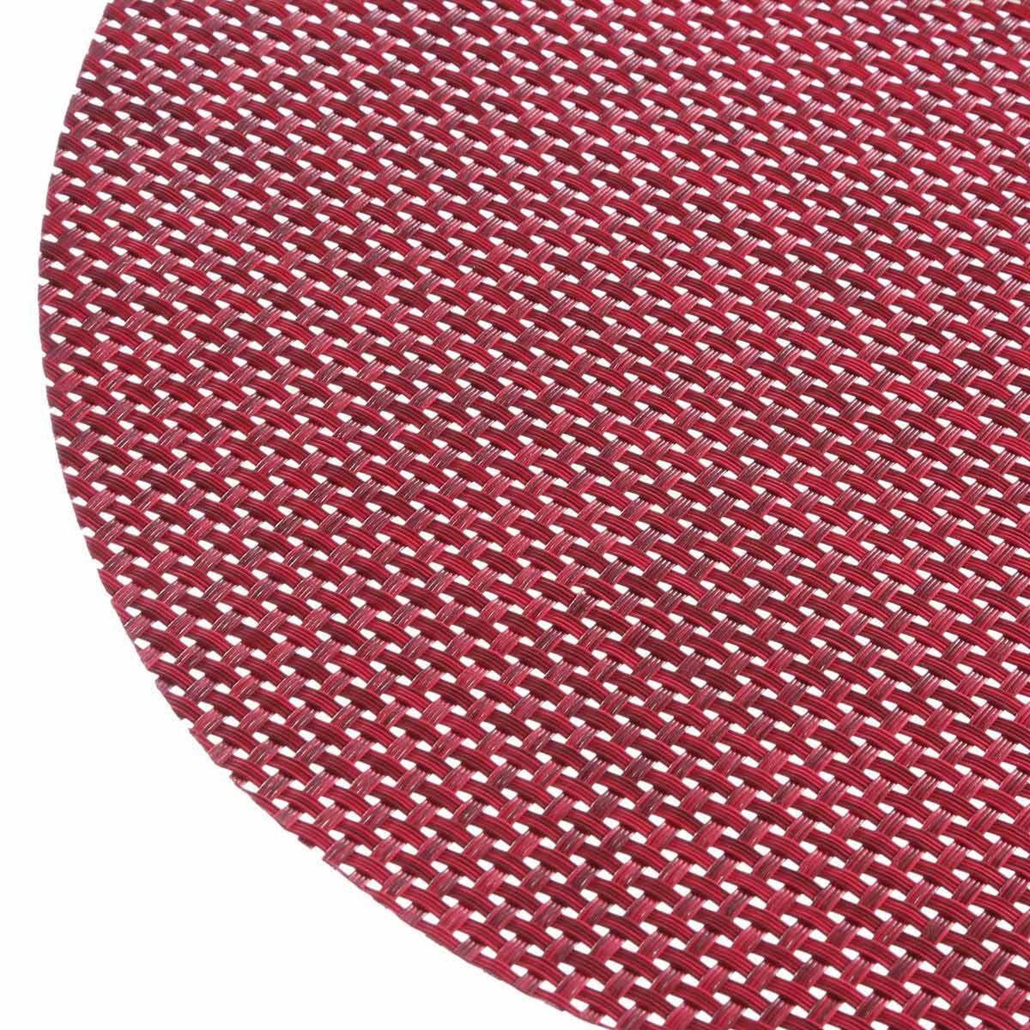 Voir la diapositive 2 : SECRET DE GOURMET Set de table ovale  maoli  35x48cm rouge