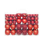 Voir la diapositive 1 : VIDAXL Ensemble de boules de Noël 100 pcs 3/4/6 cm Rouge