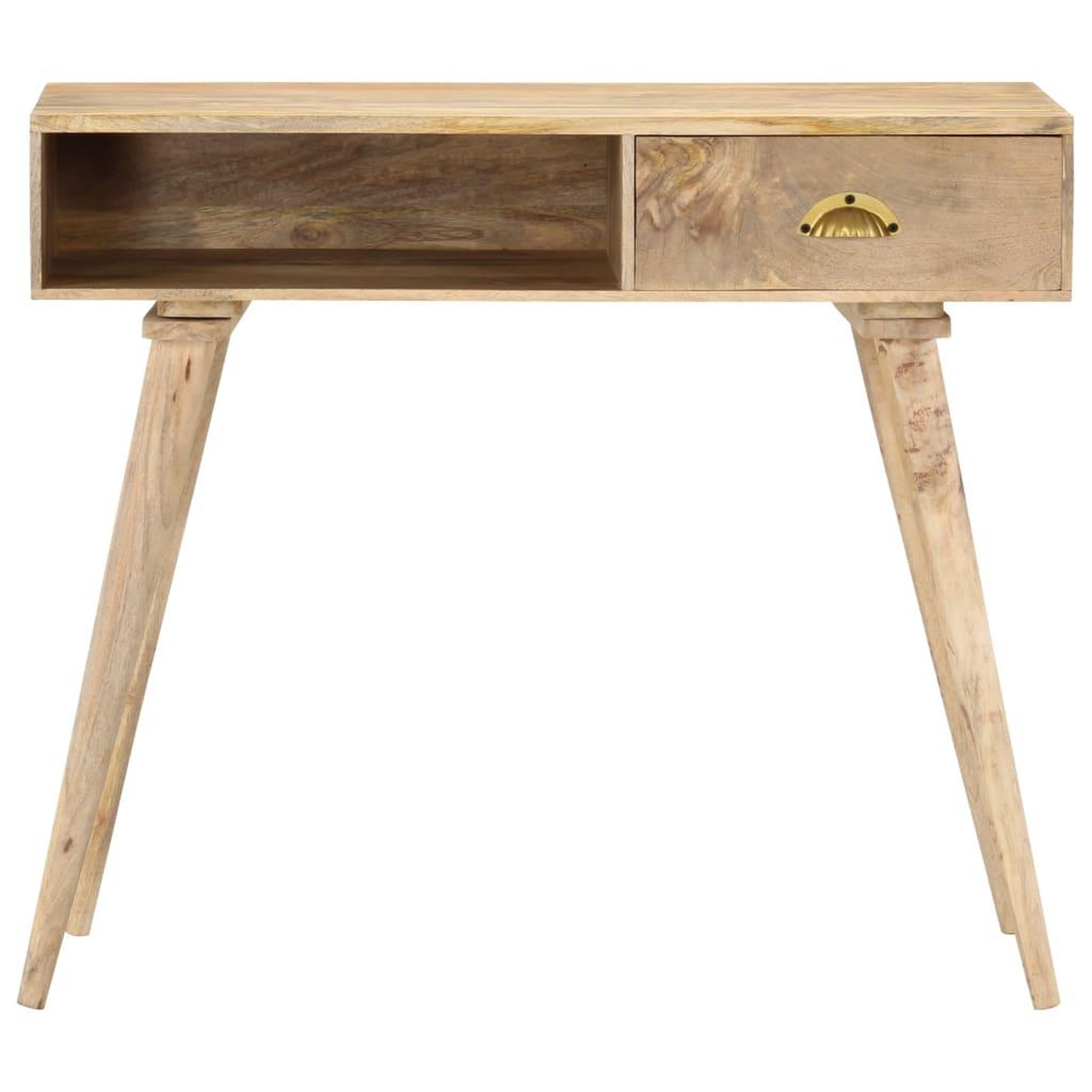Voir la diapositive 3 : VIDAXL Table console 90x45x75 cm bois de manguier massif