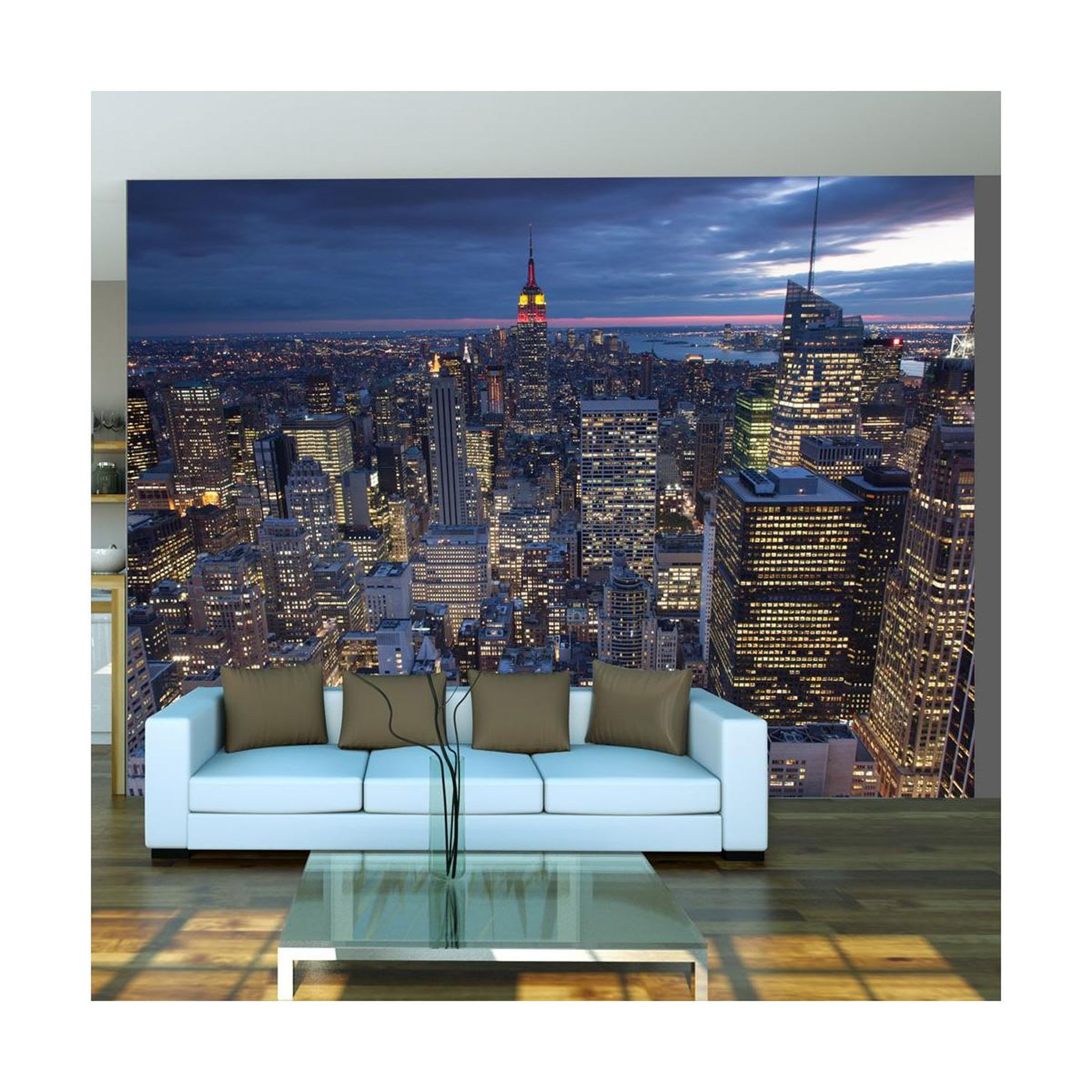 Paris Prix Papier peint  new york nuit. Coloris disponibles : Multicolore