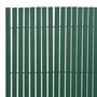 Voir la diapositive 3 : VIDAXL Cloture de jardin Double face PVC 90 x 500 cm Vert