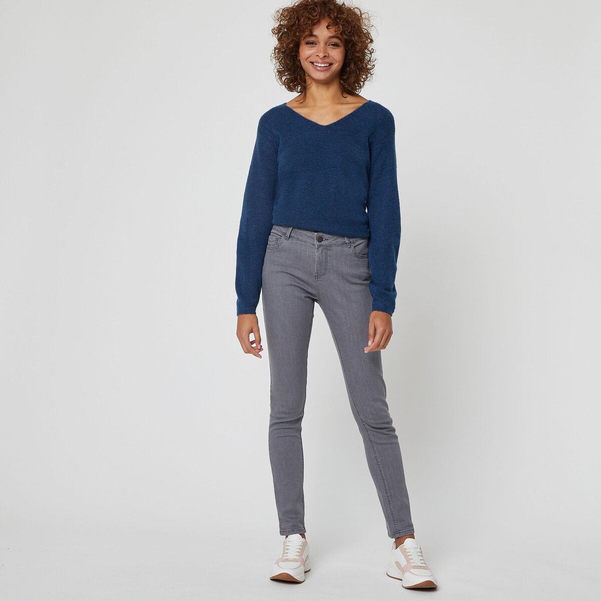 IN EXTENSO Jean slim femme pas cher Auchan