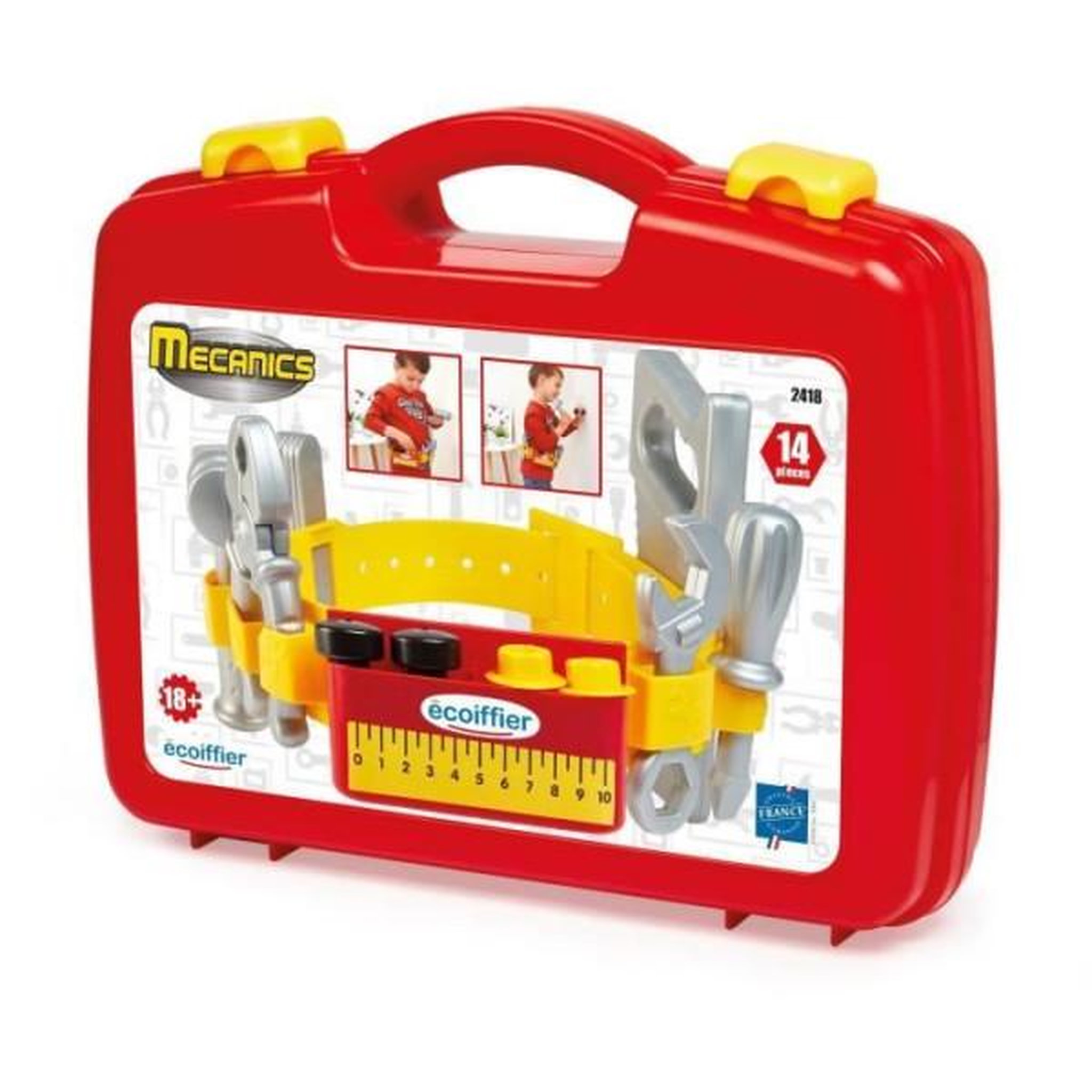 Ecoiffier Malette ceinture a outils - ECOIFFIER - 2418 - La ceinture du bricoleur