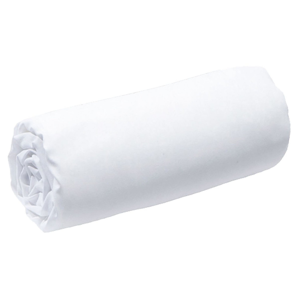 Drap housse uni en coton NAOMIE