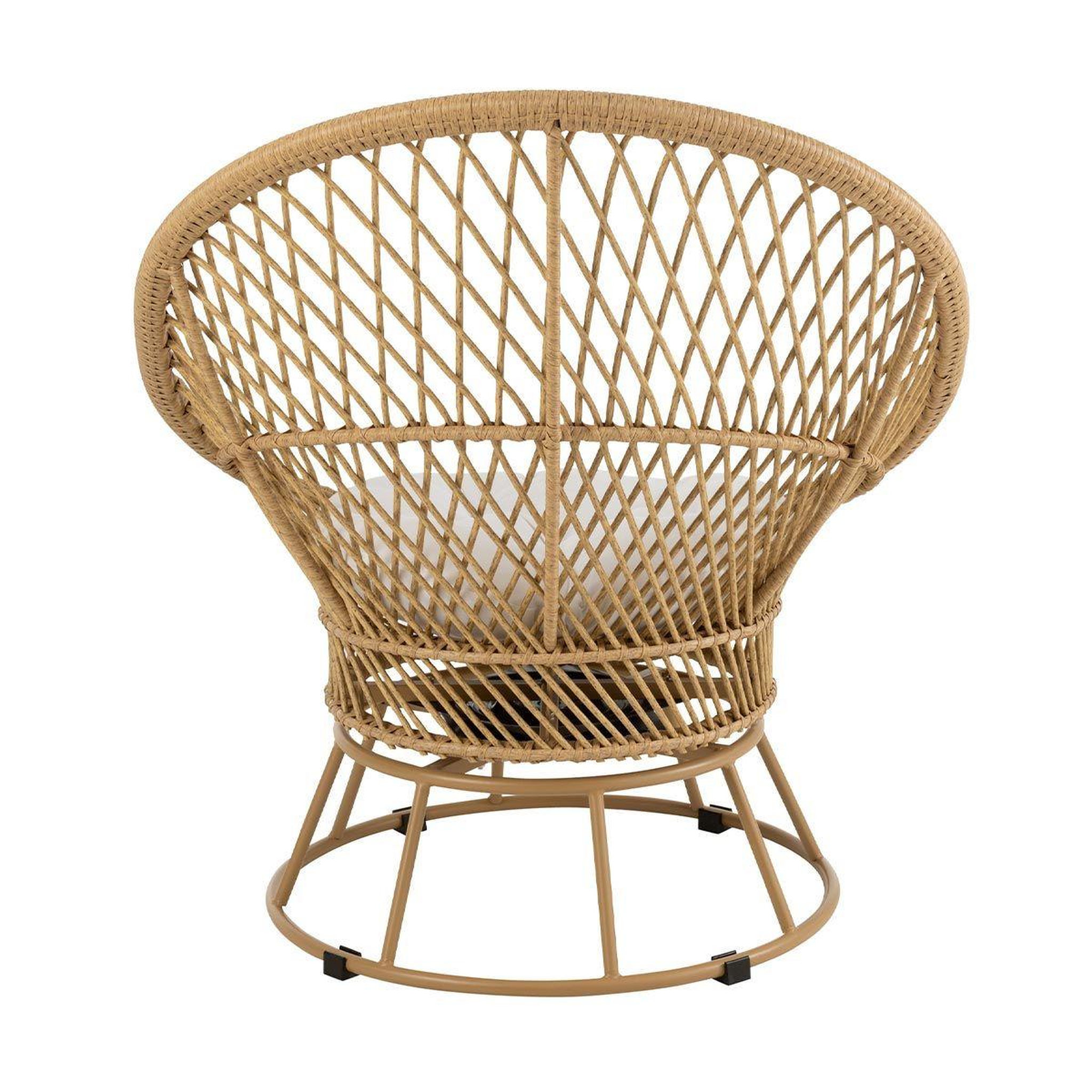 Voir la diapositive 4 : J-LINE Fauteuil design  zayo  100cm beige
