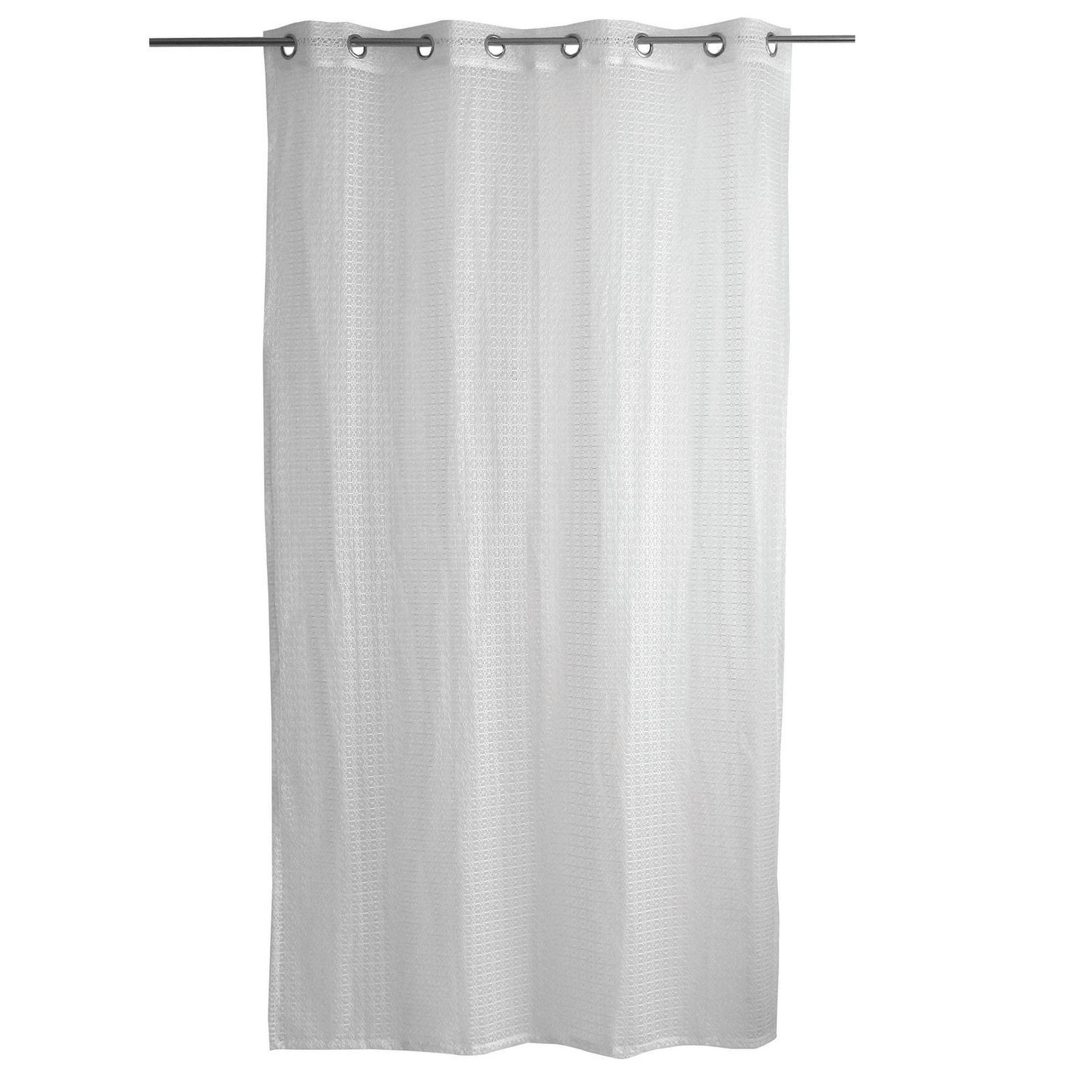 TOILINUX Voilage aspect maille CERAISTE. Coloris disponibles : Beige