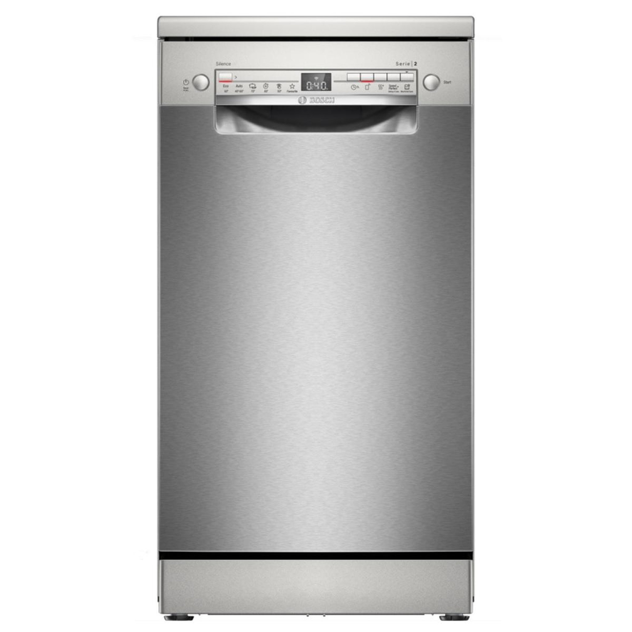 Voir la diapositive 1 : BOSCH Lave-vaisselle 45cm 10 couverts 46db inox - sps2hki58e