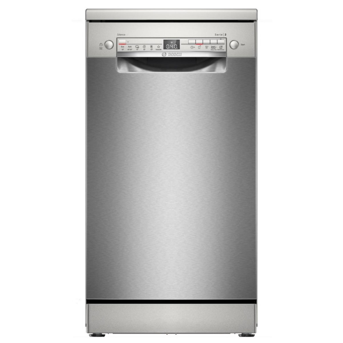 BOSCH Lave-vaisselle 45cm 10 couverts 46db inox - SPS2HKI58E