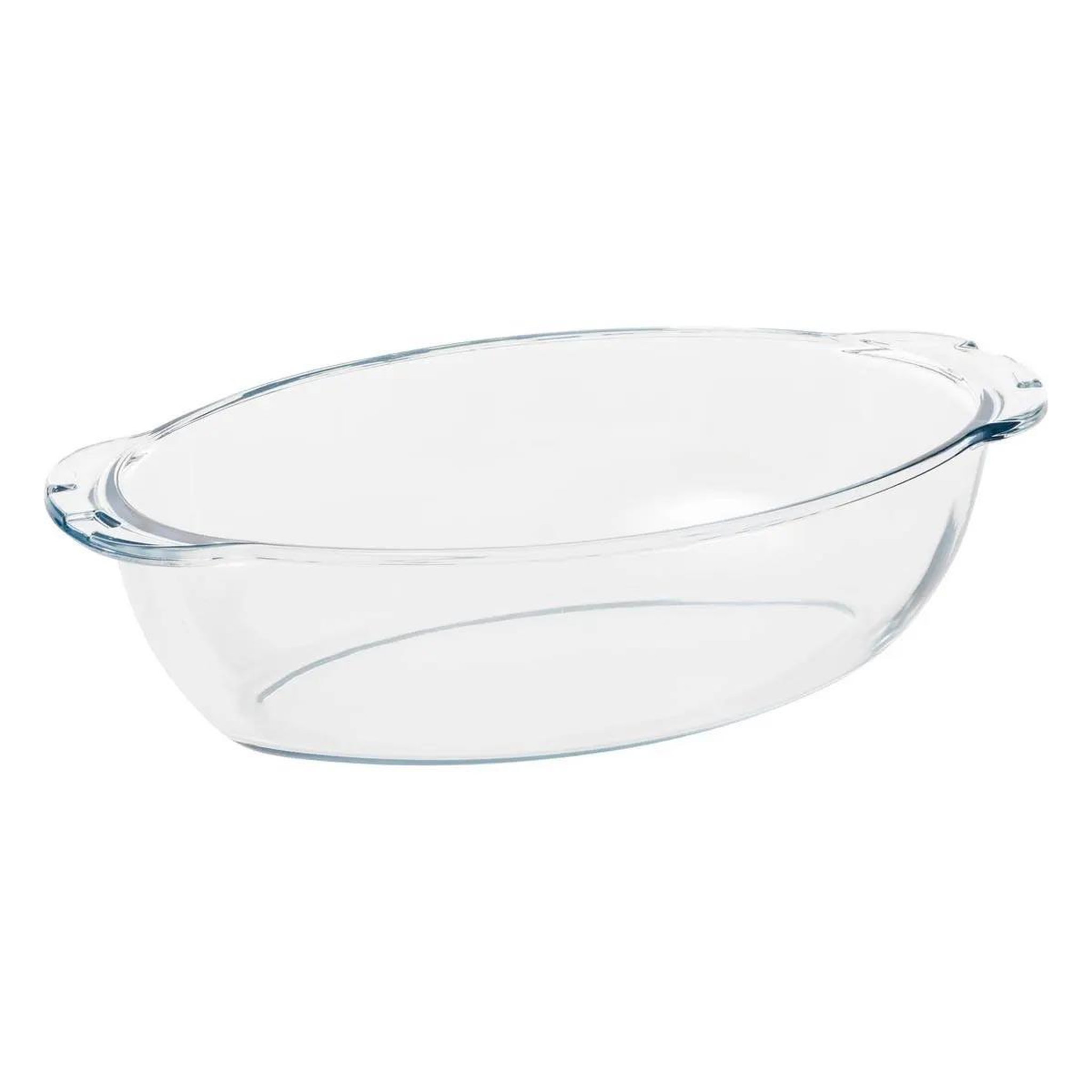 Voir la diapositive 2 : FIVE Plat à Four en Verre  Ovale  34cm Transparent