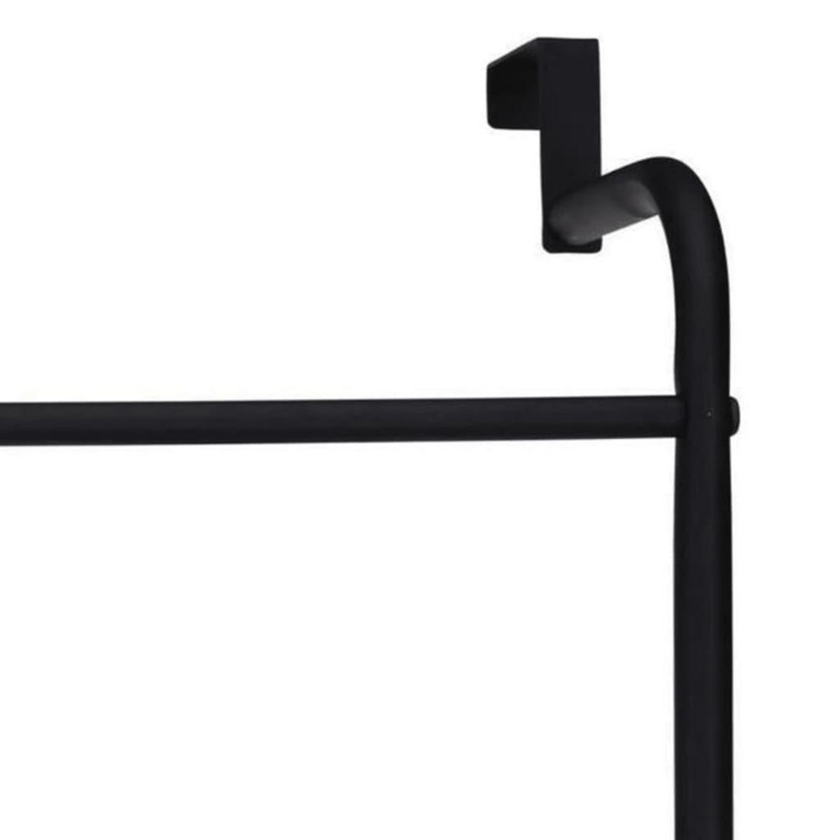 Bathroom Solutions Bathroom Solutions Porte-serviettes suspendu de porte Metal Noir