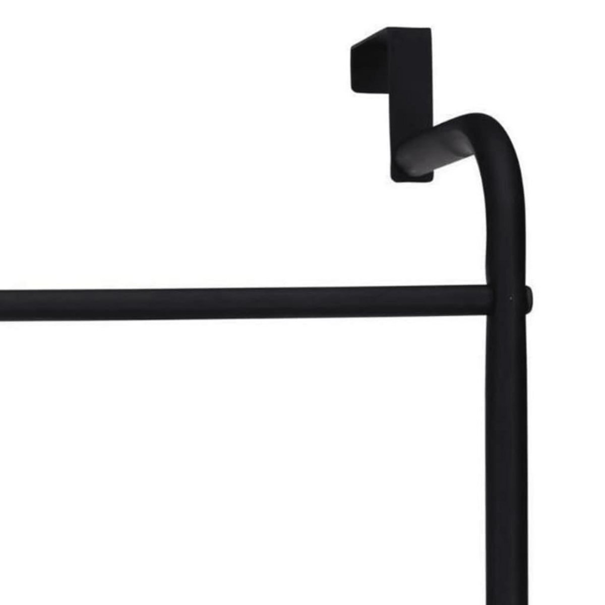 Bathroom Solutions Bathroom Solutions Porte-serviettes suspendu de porte Metal Noir