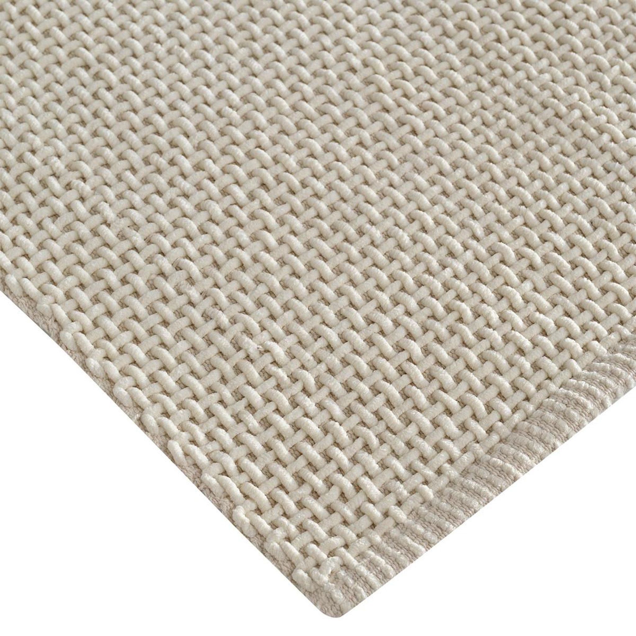 Voir la diapositive 3 : Sensei Maison Tapis de bain et descente de lit TRECCIA