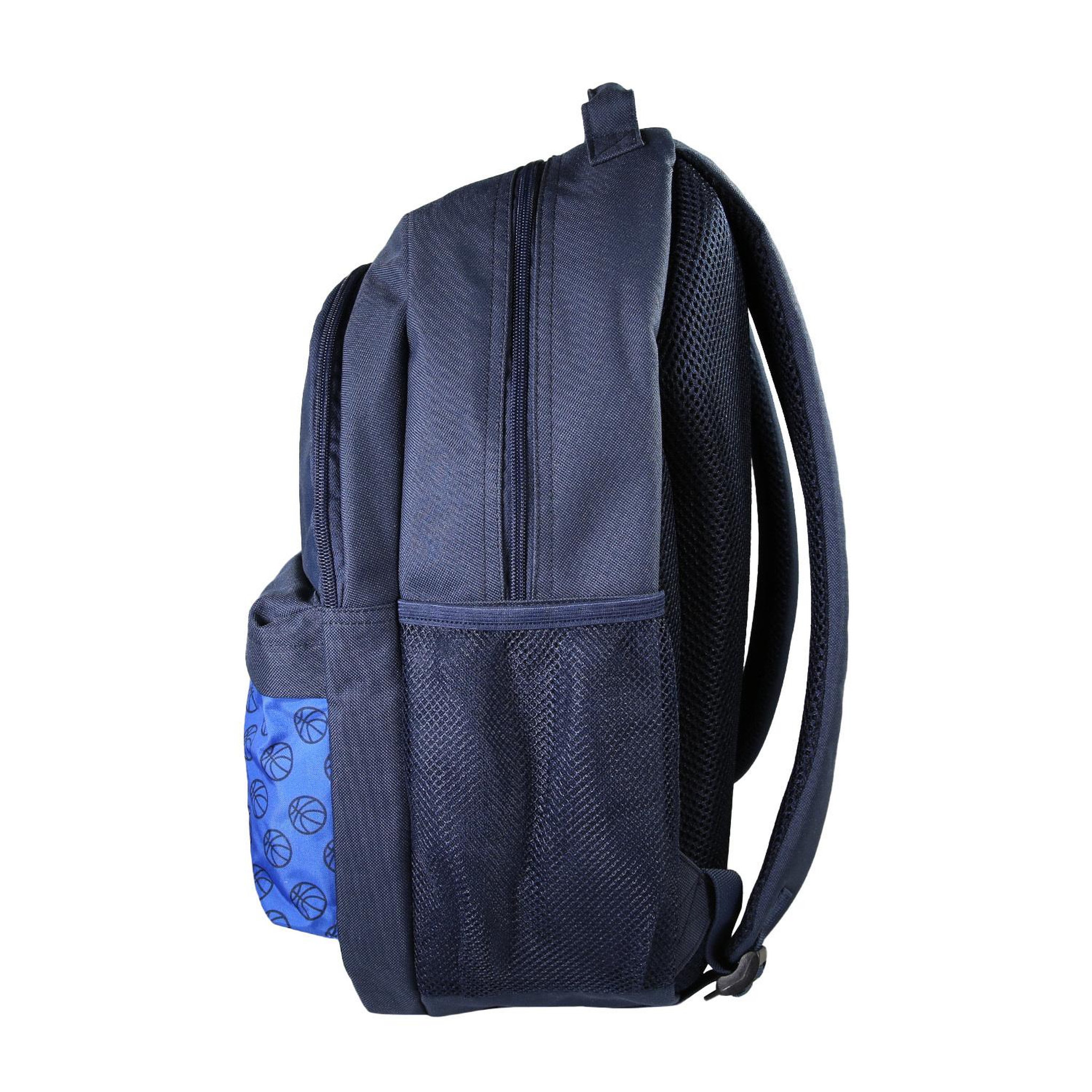 Voir la diapositive 3 : Bagtrotter Sac à dos NBA  bleu marine 2 compartiments – bagtrotter