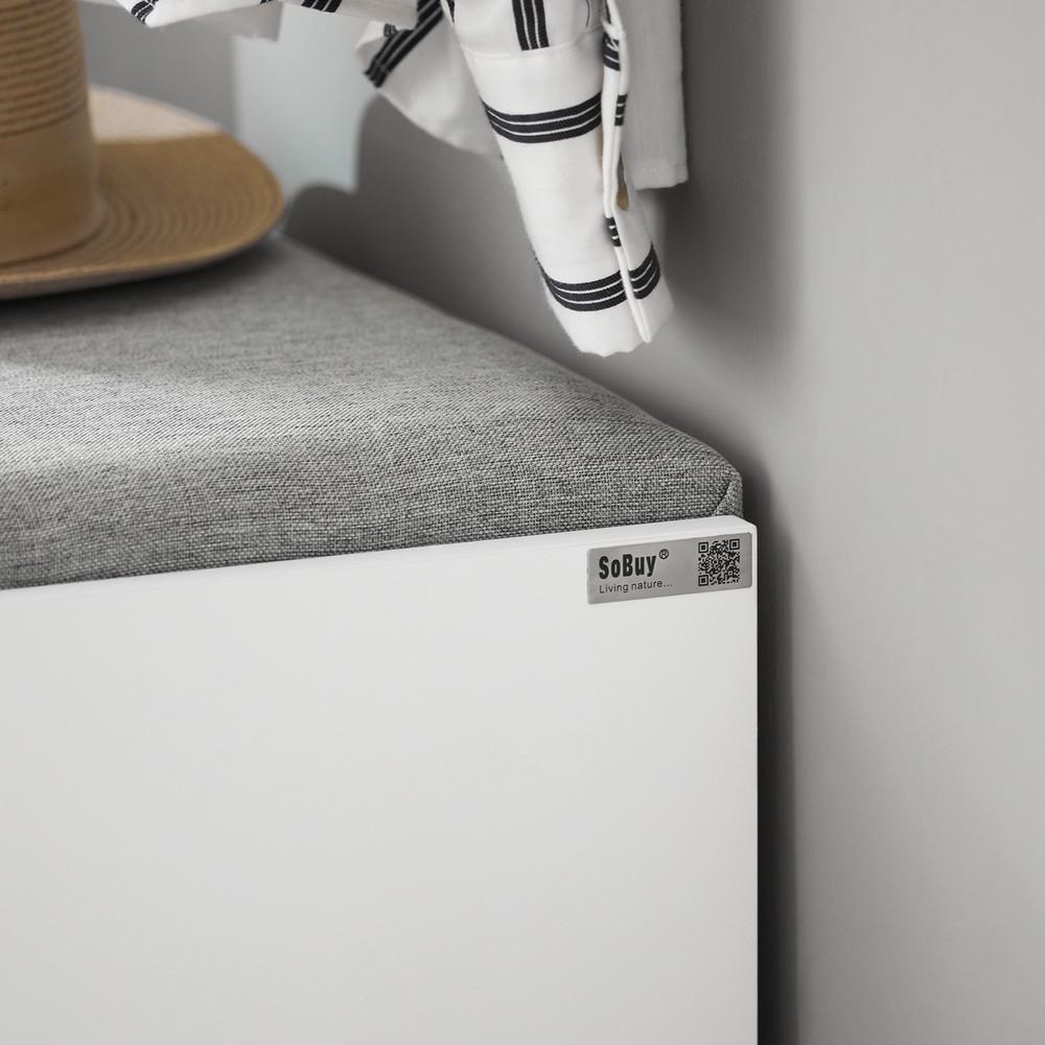 Voir la diapositive 5 : SOBUY SoBuy - Banc de Rangement à Chaussures avec Un Tiroir - Minimaliste - FSR16