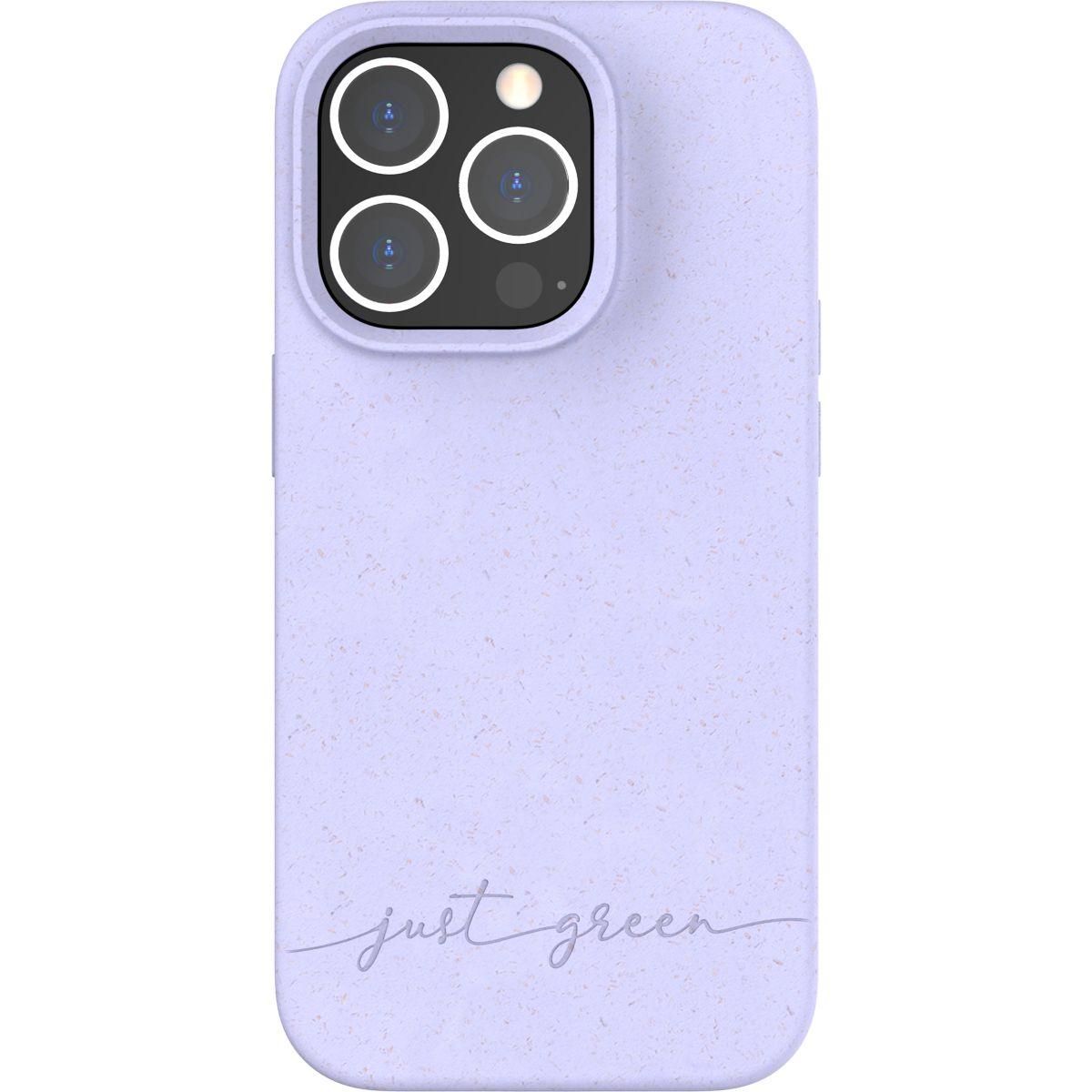 JUST GREEN Coque iPhone 14 Pro Bio Lavande
