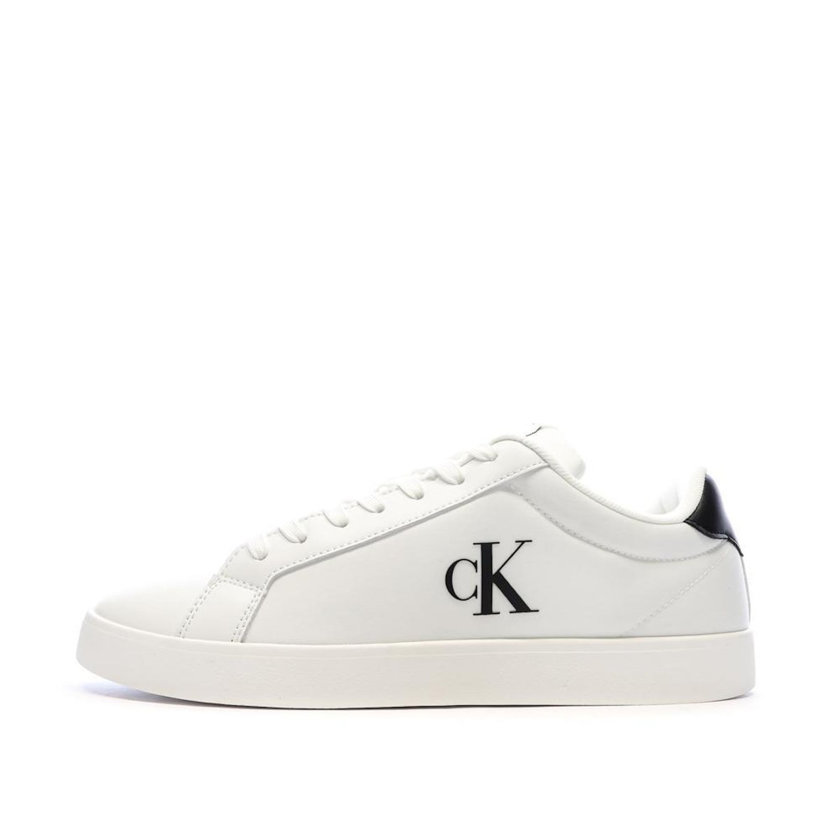 CALVIN KLEIN JEANS Baskets Blanches/Noires Homme Calvin Klein Jeans 3 Cupsole