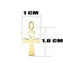 Voir la diapositive 4 : L'ATELIER D'AZUR Collier - Médaille Croix de la Vie Or 18 Carats 750/000 Jaune - Chaine Dorée