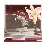 Paris Prix Papier Peint  Cream Lily. Coloris disponibles : Multicolore