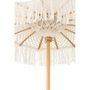 Voir la diapositive 5 : Paris Prix Parasol Déco sur Pied  Macramé  95cm Blanc