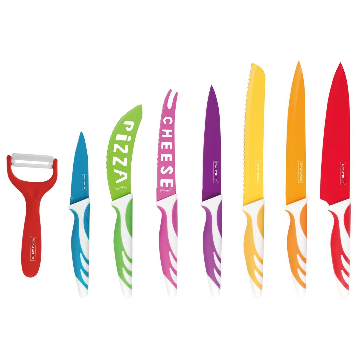 Set de 7 couteaux anti adhésif