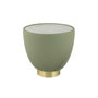 Voir la diapositive 2 : Paris Prix Table d'Appoint Design  Jokai  47cm Vert & Or