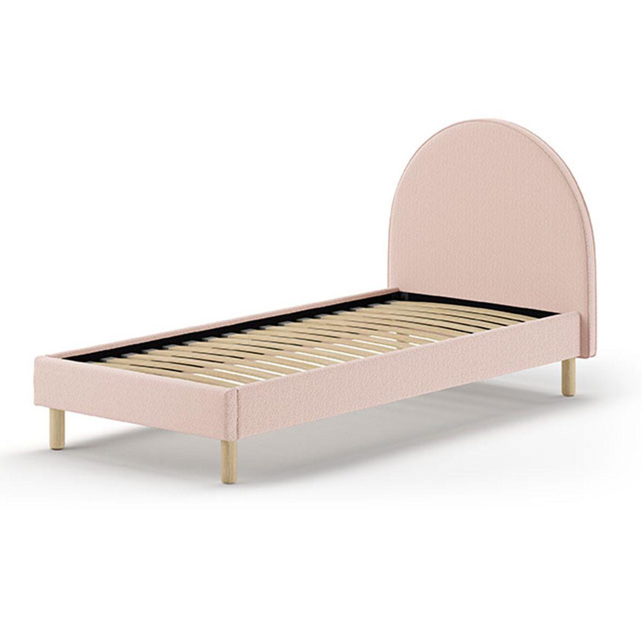 Voir la diapositive 2 : Paris Prix Lit enfant bouclé  moon  90x200cm rose