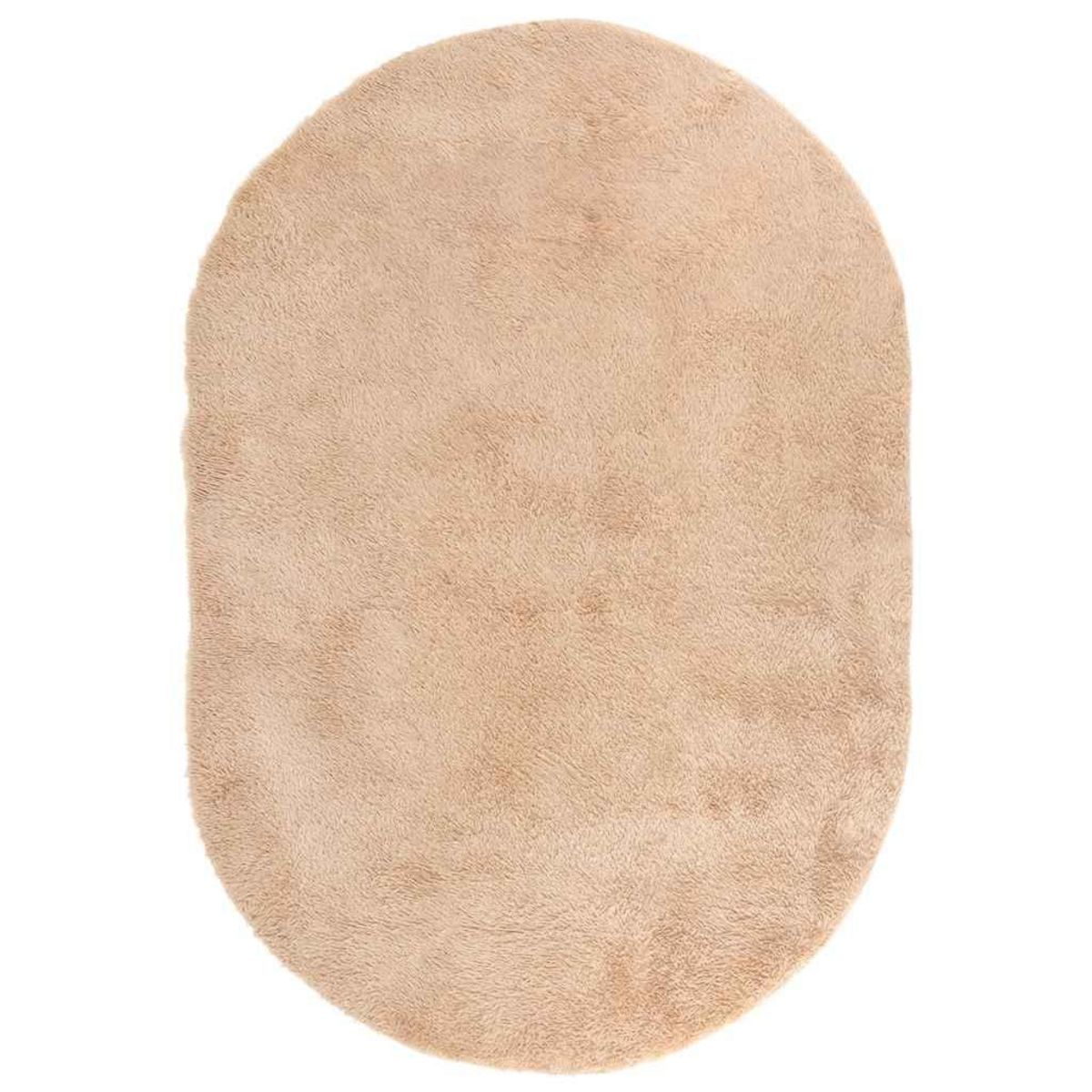 VIDAXL Tapis Shaggy a poils longs NAVARRA beige 300x200 cm polyester